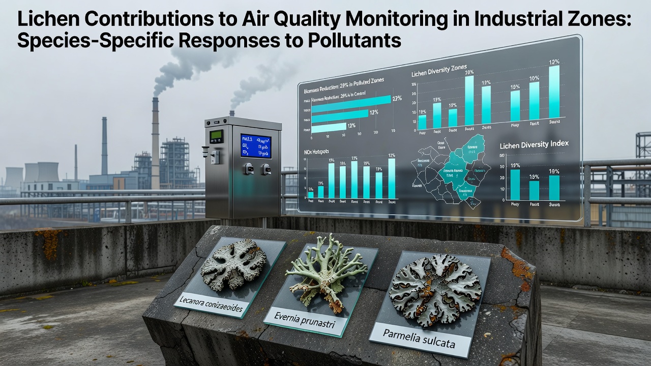 Lichen Contributions to Air Quality Monitoring in Industrial Zones: Species Specific Responses to Pollutants